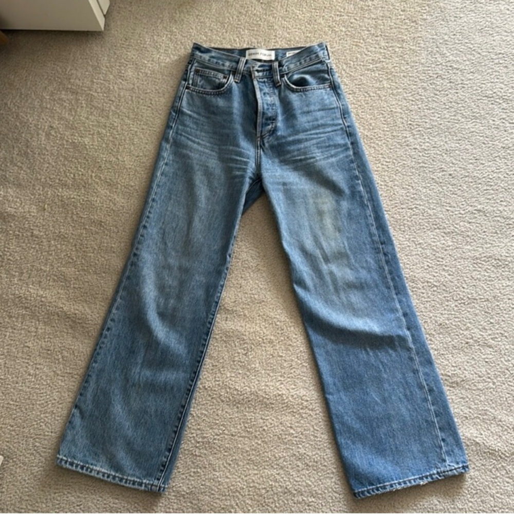 Denim forum Farrah high rise wide leg jeans